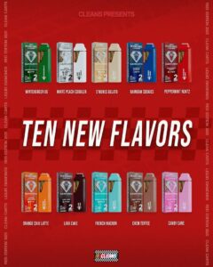 clean carts flavors