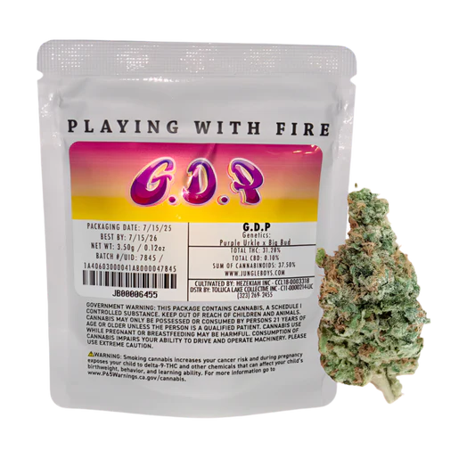 JUNGLE BOYS ”G.D.P” CANNABIS FLOWER JUNGLE BOYS ”G.D.P” CANNABIS FLOWER