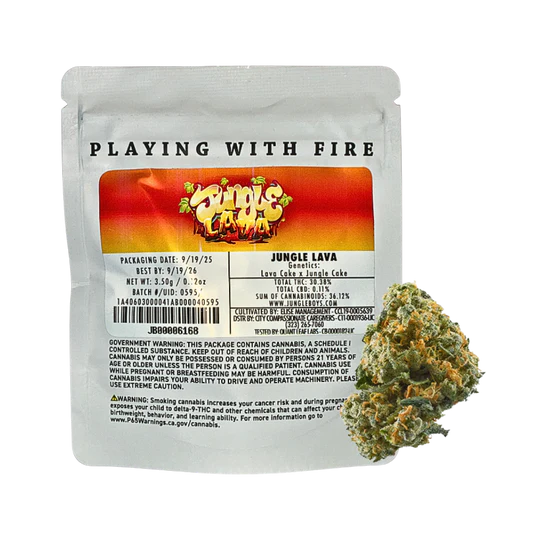 JUNGLE BOYS "JUNGLE LAVA" CANNABIS FLOWER JUNGLE BOYS "JUNGLE LAVA" CANNABIS FLOWER