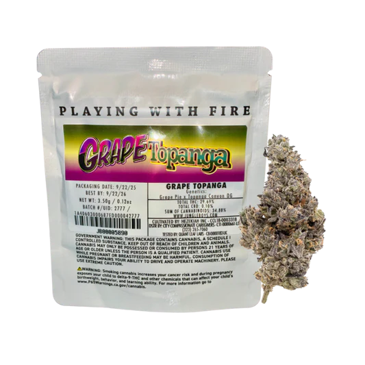 JUNGLE BOYS "GRAPE TOPANGA" CANNABIS FLOWER JUNGLE BOYS "GRAPE TOPANGA" CANNABIS FLOWER