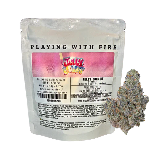 JUNGLE BOYS "JELLY DONUT" CANNABIS FLOWER JUNGLE BOYS "JELLY DONUT" CANNABIS FLOWER
