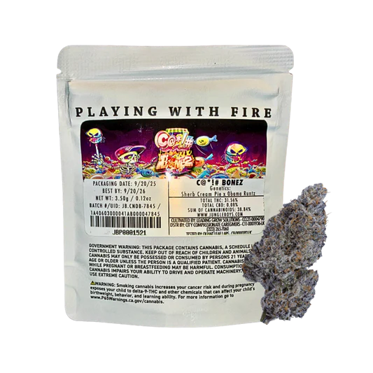 JUNGLE BOYS "C@*!# BONEZ" CANNABIS FLOWER JUNGLE BOYS "C@*!# BONEZ" CANNABIS FLOWER