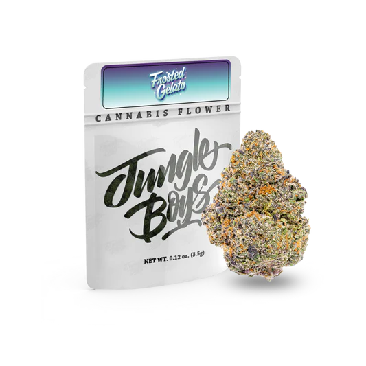 JUNGLE BOYS "FROSTED GELATO" CANNABIS FLOWER JUNGLE BOYS "FROSTED GELATO" CANNABIS FLOWER