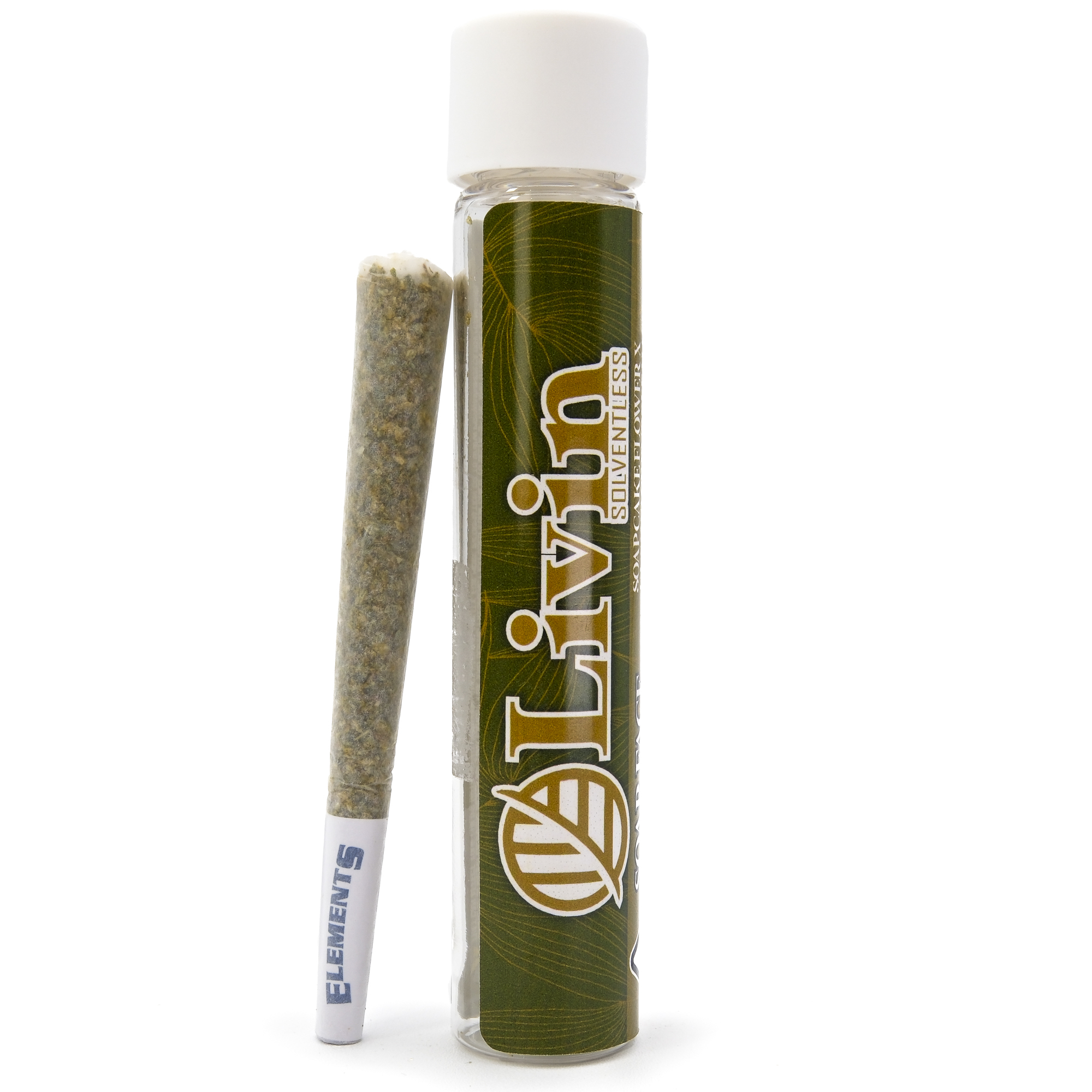 Amaretto Citrus 1 Bubble Hash Infused Pre-Roll - Livin Solventless Amaretto Citrus 1 Bubble Hash Infused Pre-Roll - Livin Solventless