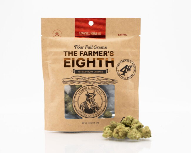 LOWELL HERB CO. - DESIGNER FLOWER - THE FARMERS EIGHTH - 4 GRAMS | Gotham Medical and Rec Dispensary