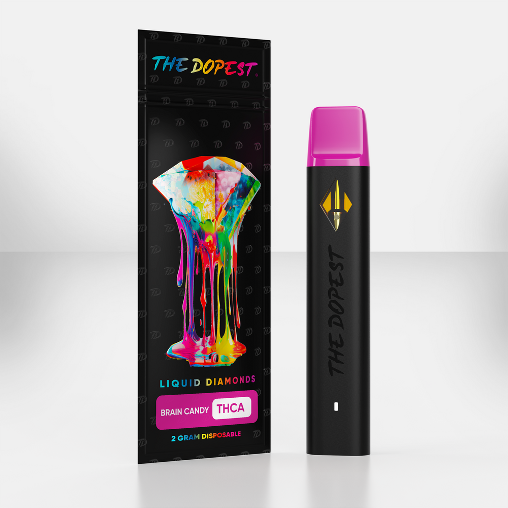 Brain Candy 2G THCA Liquid Diamonds Hybrid Disposable Brain Candy 2G THCA Liquid Diamonds Hybrid Disposable