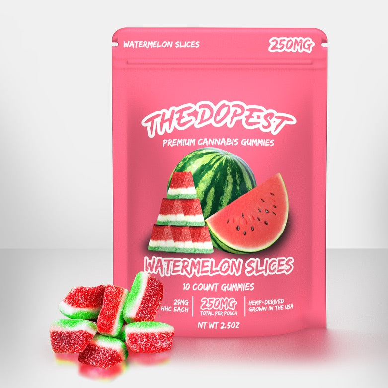 Watermelon Slices HHC Gummies - 250MG Watermelon Slices HHC Gummies - 250MG